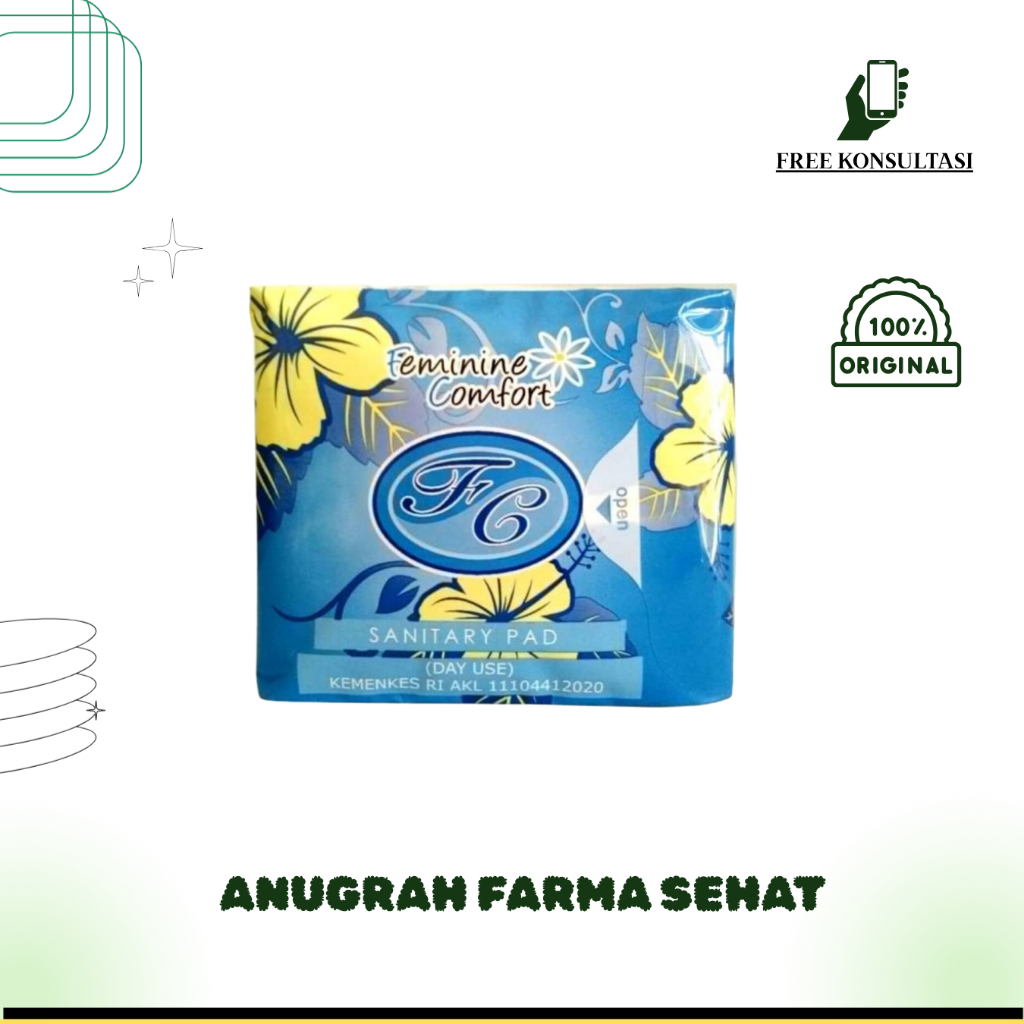 AVAIL BIRU (DAY USE) FC BIO SANITARY PAD PEMBALUT WANITA HERBAL (SEMARANG)