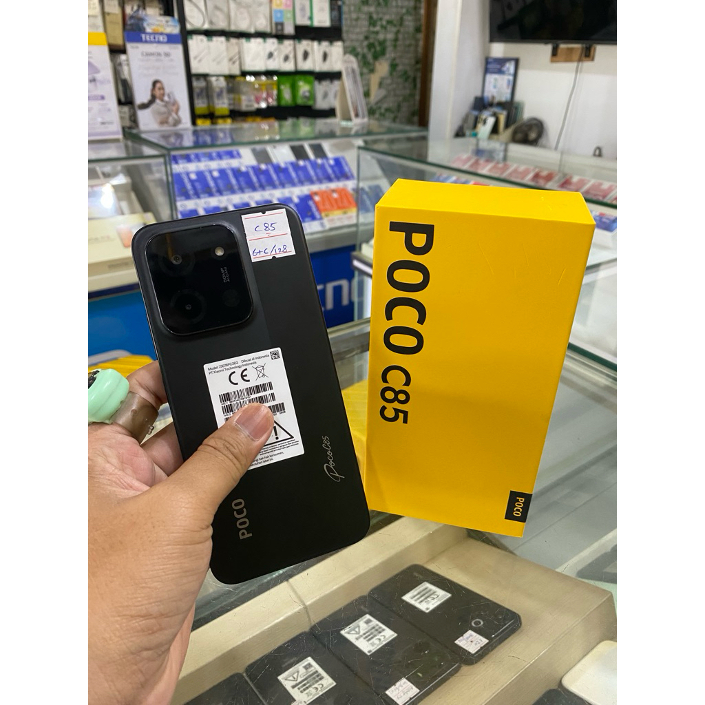 SECOND POCO C85 6+6/128 100% GARANSI RESMI XIAOMI INDONESIA