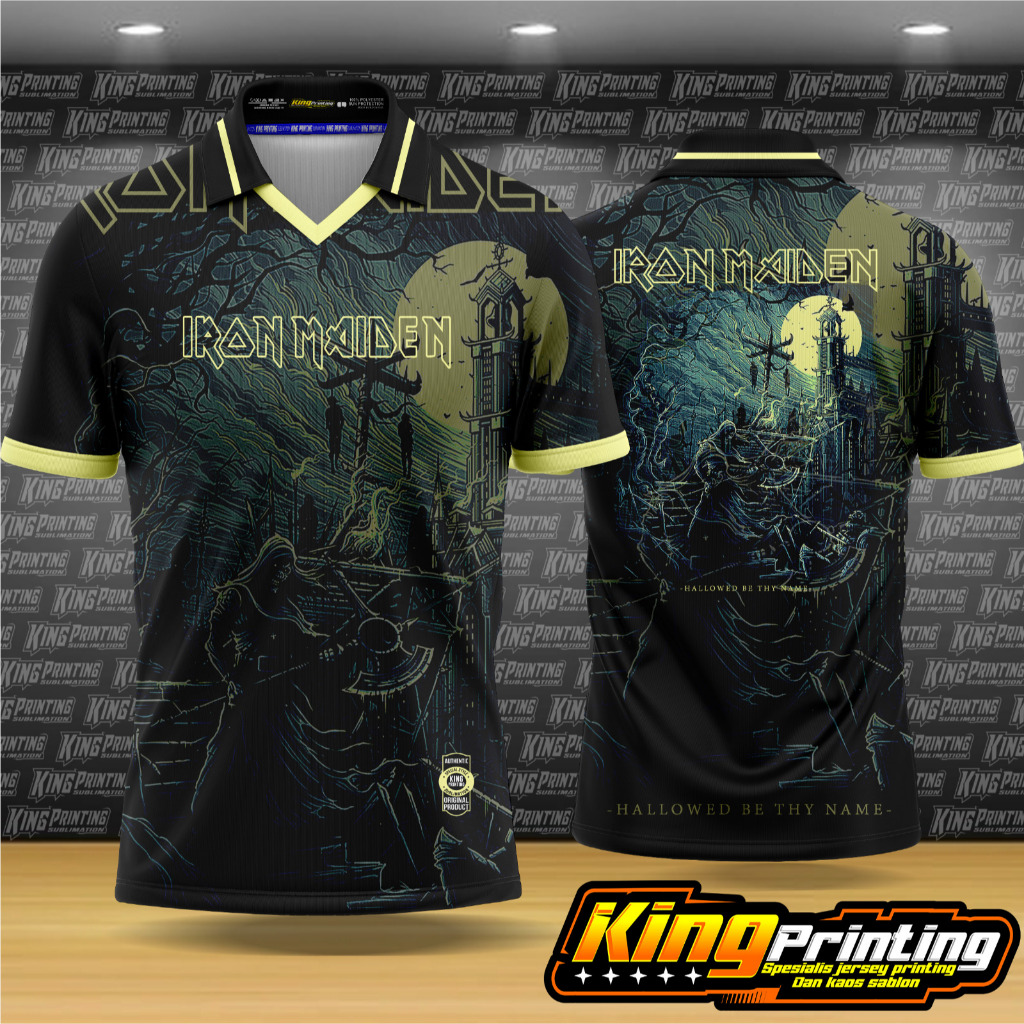 jersey band metal iron maiden full printing