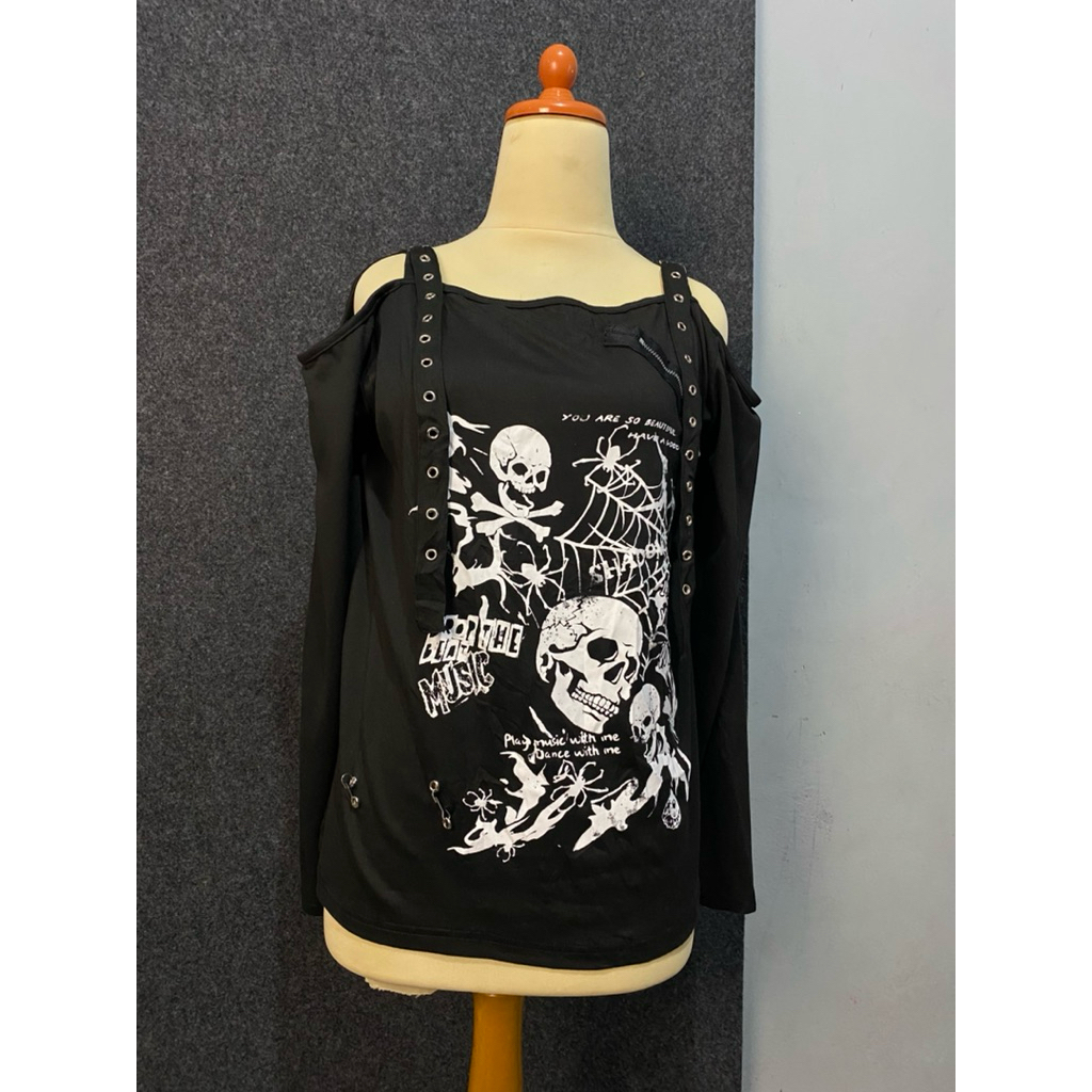 longsleeve Romwe gothic vkei grunge punk style