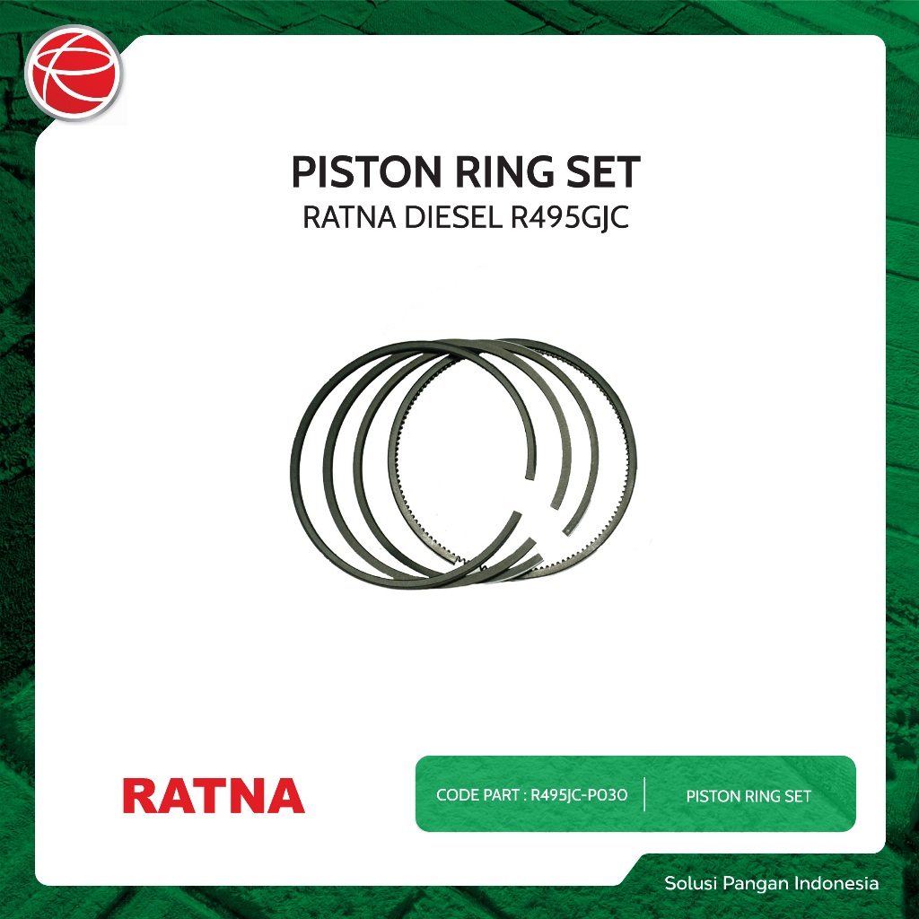 PISTON RING SET / SPAREPART FOR RATNA R495G-JC / KIPAS MESIN DIESEL RATNA / DIESEL ENGINE