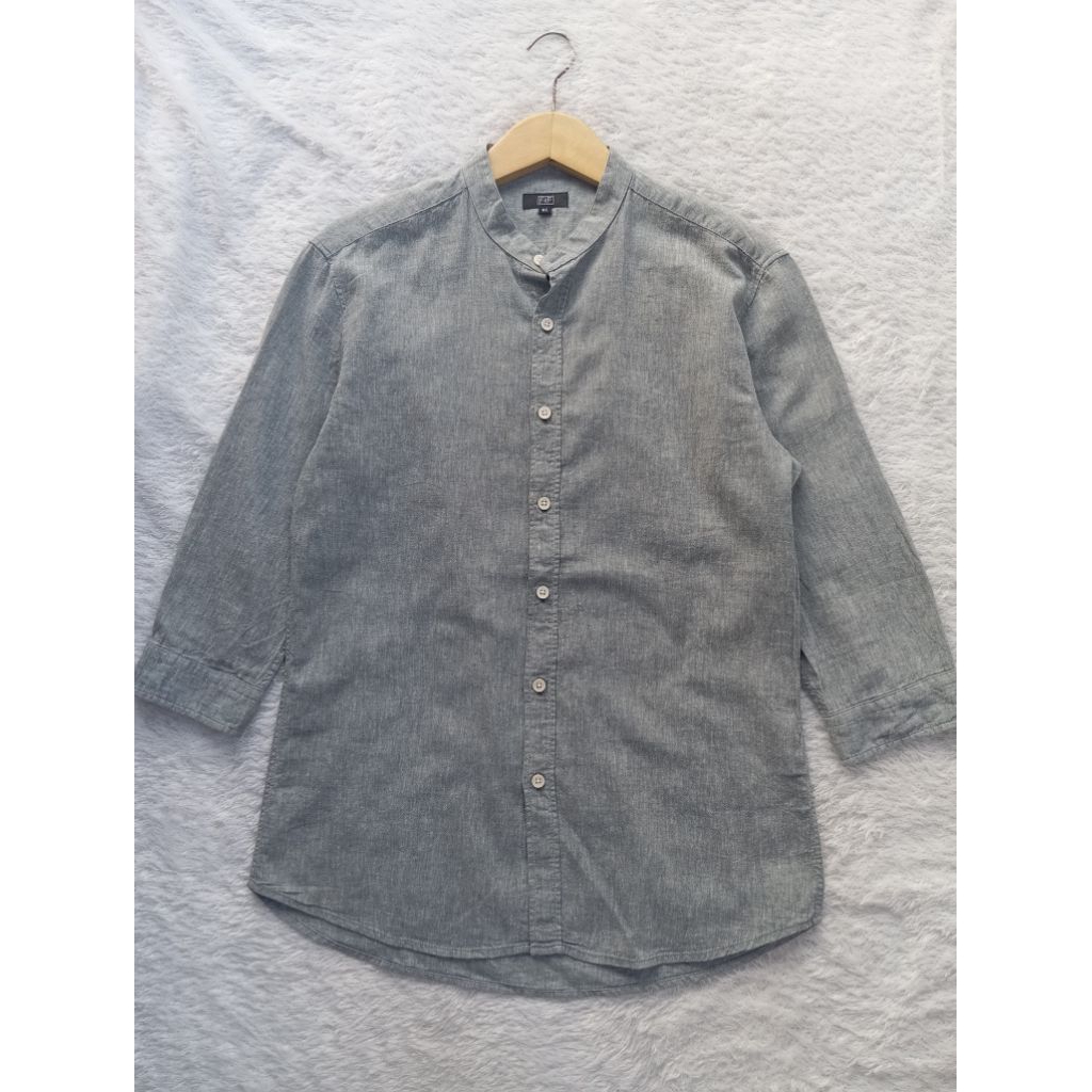 Kemeja Sanghai F2F Abu Misty Grey
