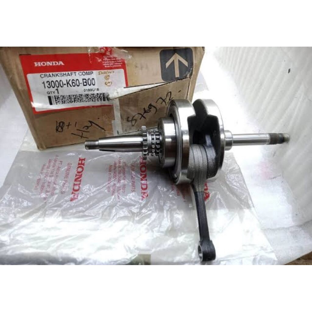 Crankshaft Kruk As 13000K60B00/13000K60B60 Komplit Vario 125 FI KZR K60 K60R K2V K2VB 2012-2016 ORIG