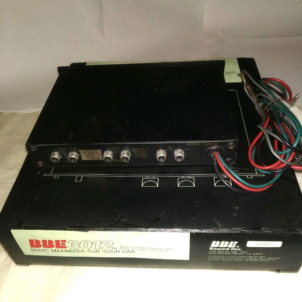 Merk BBE 3012 Sonic Maximizer barang Langka For Car