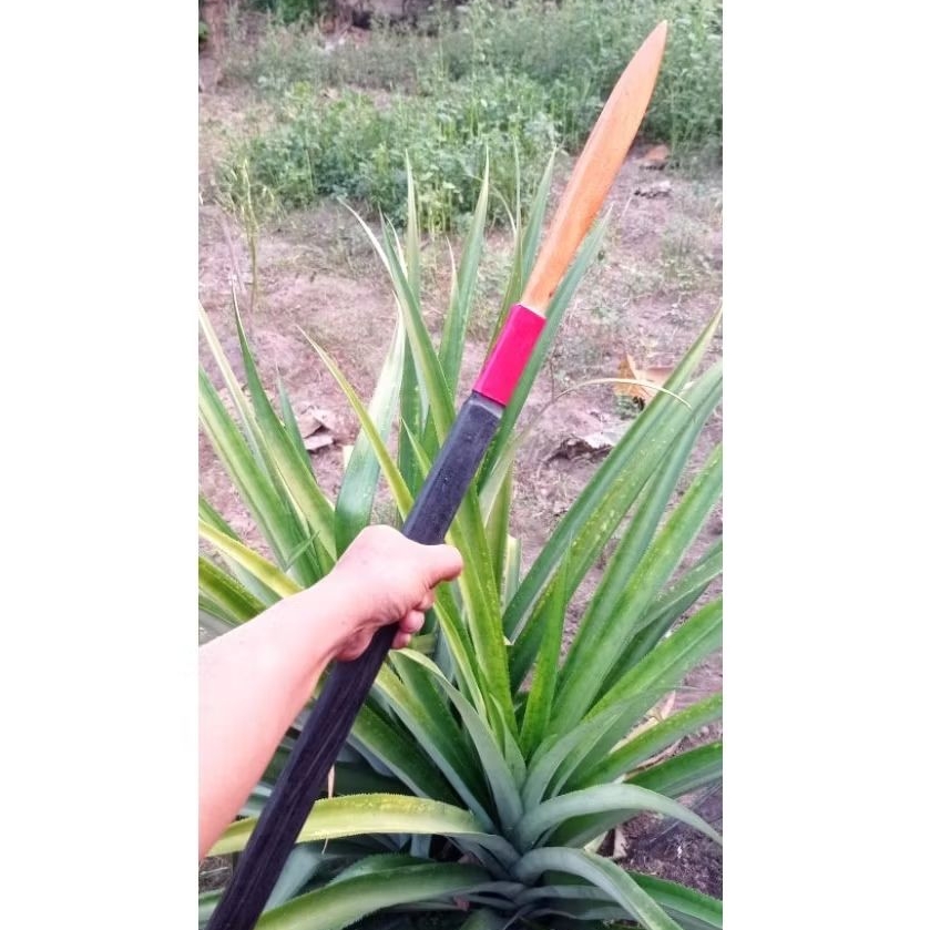 tombak kyai pleret - tombak  kayu - tombak mainan - mainan tombak - tombak prajurit - tombak mainan 