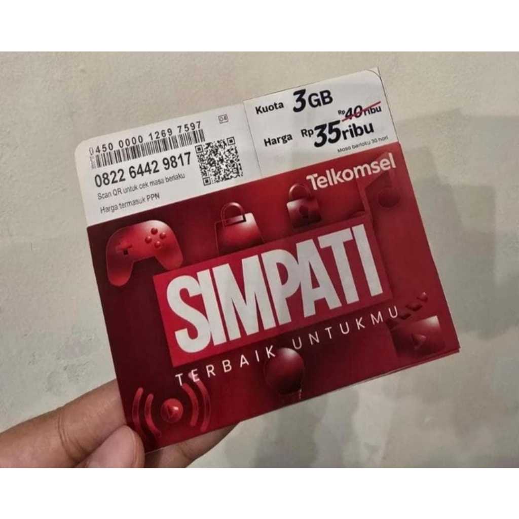 TELKOMSEL PERDANA 3GB 1 BULAN