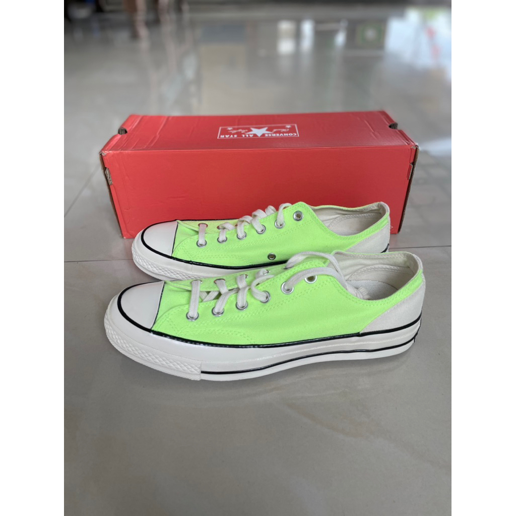 Converse 70s low ghost green black original resmi