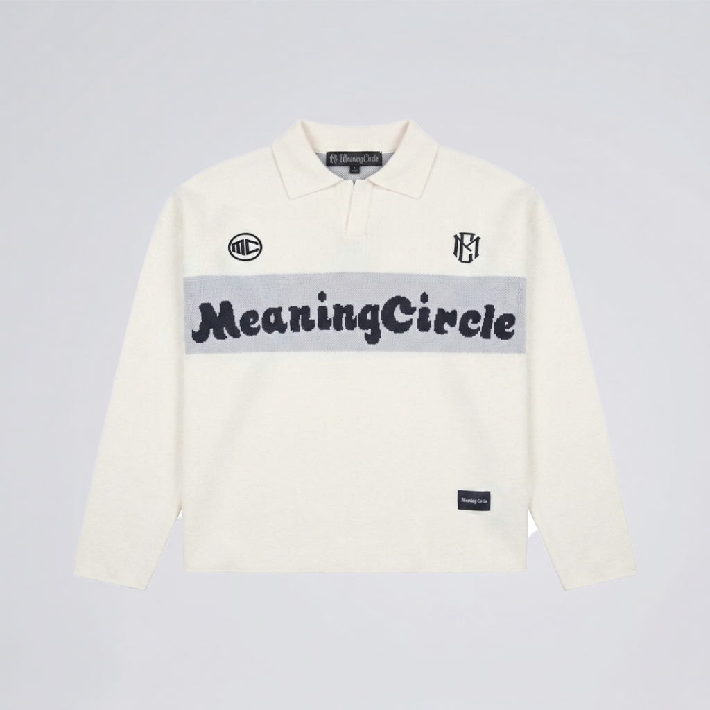 Meaning Circle - Knitwear Boxy Cut Beyza - Knitwear Unisex - Cotton Knitwear