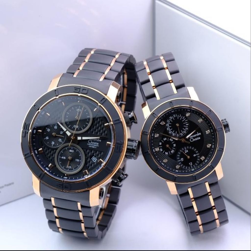 JAM TANGAN COUPLE ALEXANDRE CHRISTIE AC 6292 AC6292 ORIGINAL GARANSI RESMI 1TAHUN