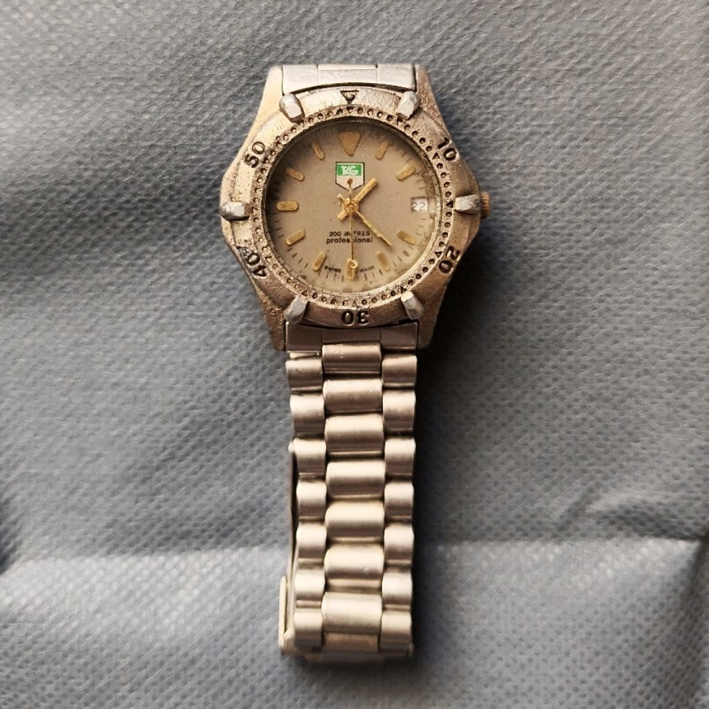 Jam Tangan bekas mirip jam diving BAZEL PUTAR (Replika)