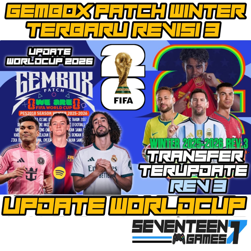 PES 2026 Gembox Game Ps3 Cfw Hen