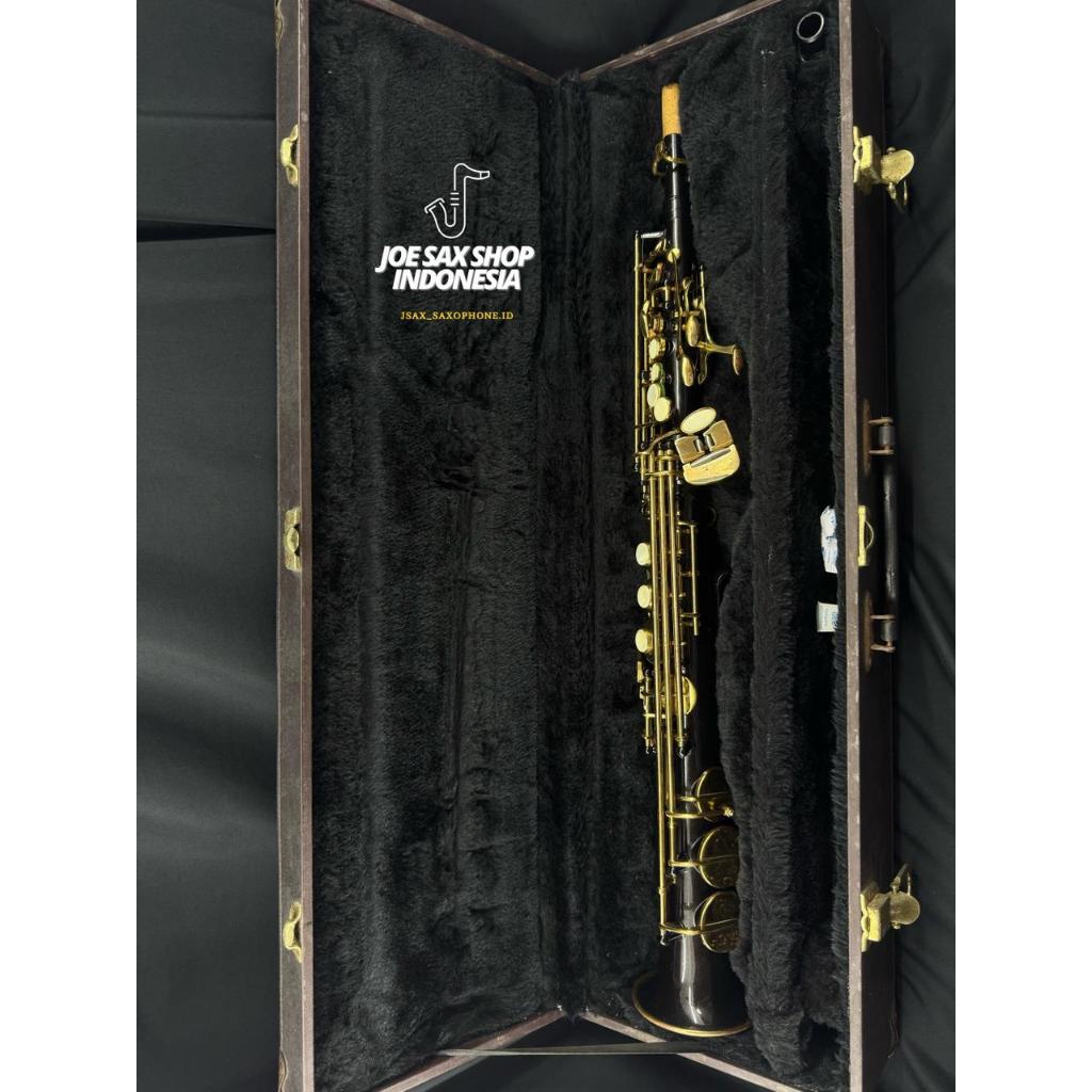 Straight Soprano Saxophone L.A Sax USA Black Gold