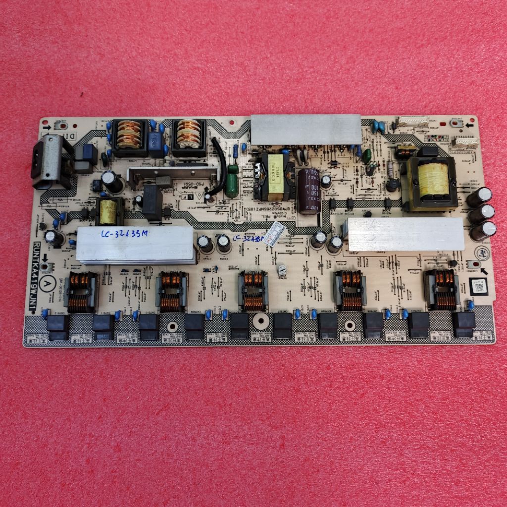 SHARP LC-32A33M - MAINBOARD TV SHARP LC-32A33M - MB SHARP LC-32A33M - MOBO TV SHARP LC32A33M - POWER