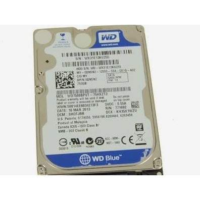HARDISK LEPTOP WD BLUE 750 GB