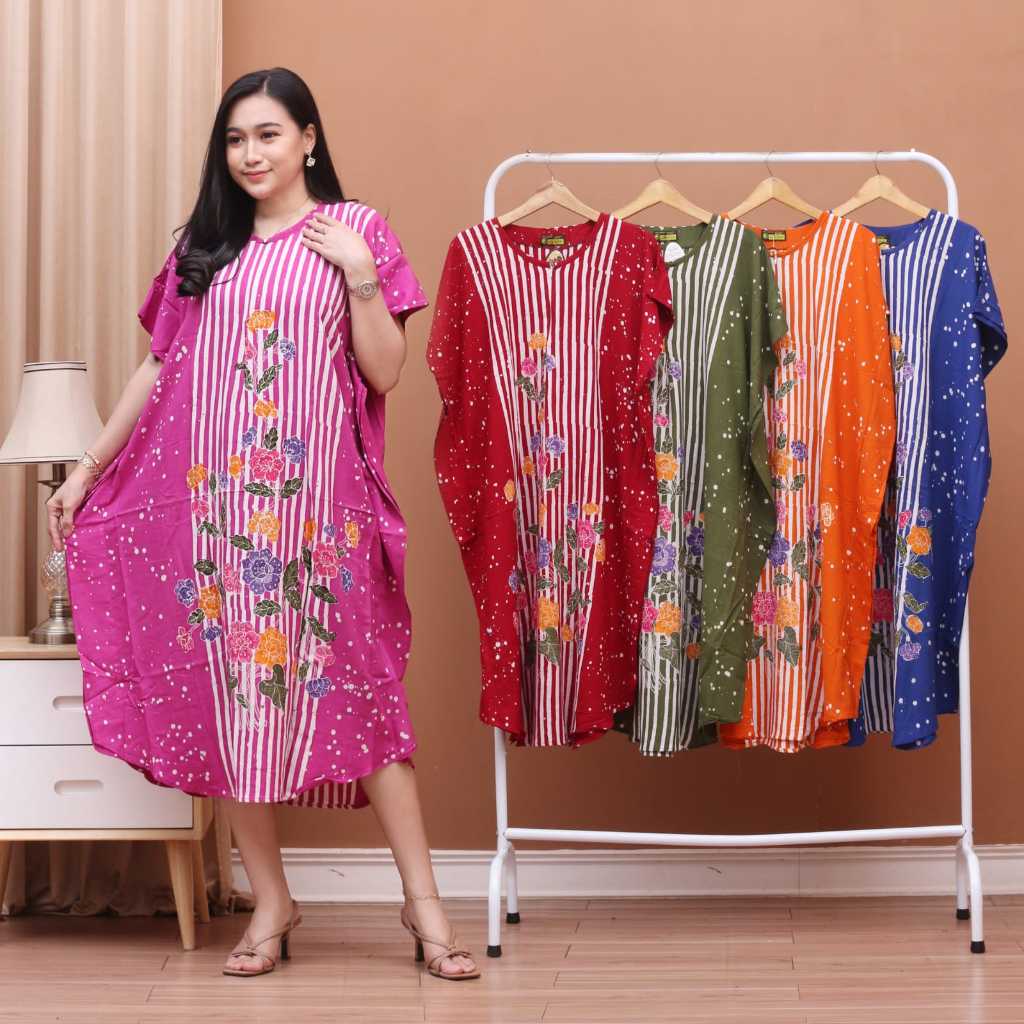 daster lowo encim motif ASYILA batik cap malaman 2026