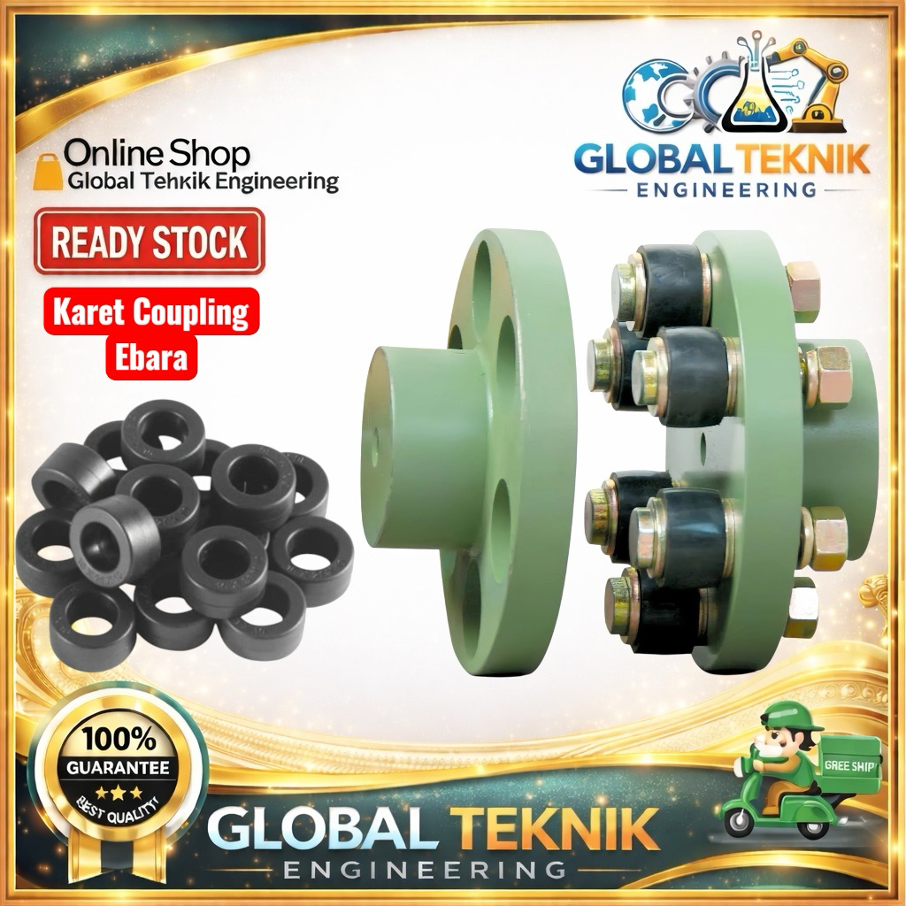 karet coupling pompa air ebara original / rubber kopling pompa ebara