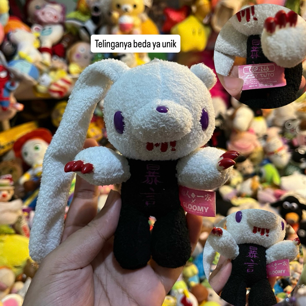 GLOOMY BEAR BUNNY - ganci gantungan kunci boneka plush