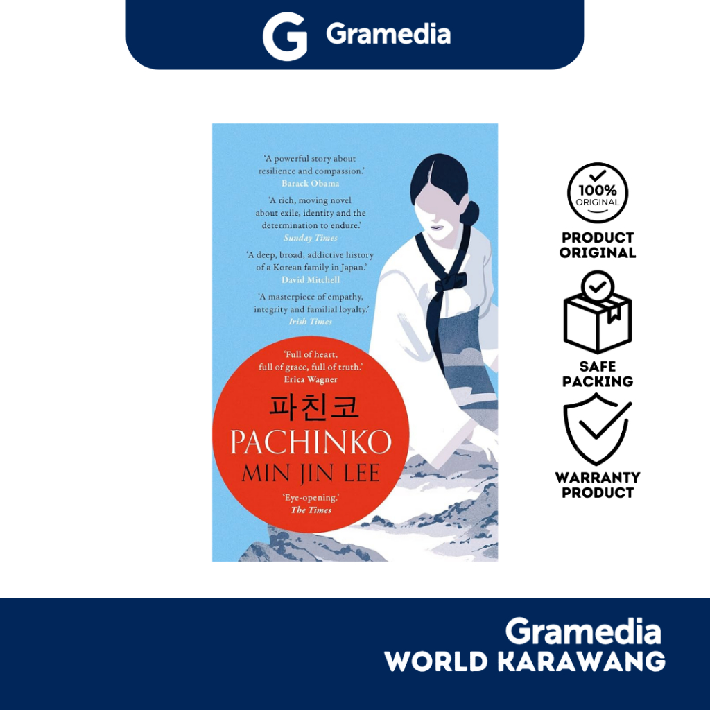 Gramedia Karawang - Buku Novel - PACHINKO - LEE MIN JIN- English Version - Soft Cover