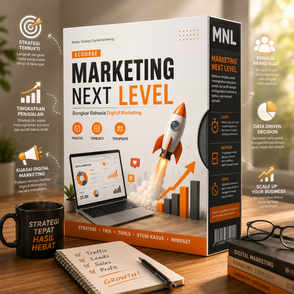 Ecourse Marketing Next Level: Bongkar Rahasia Digital Marketing
