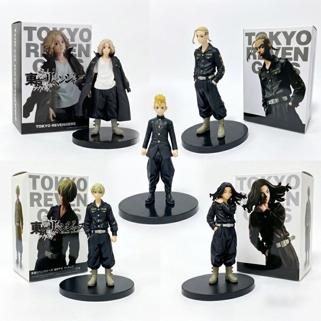 [ FIGURE TOKYO REVENGERS ] Action figure koleksi anime tokyo revengers mikey draken takemichi baji c
