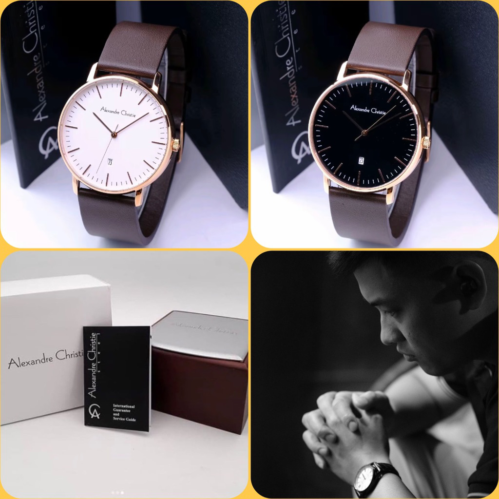 JAM TANGAN PRIA ALEXANDRE CHRISTIE AC 8420 MD / AC 8420 / 8420 ORIGINAL GARANSI RESMI 1  TAHUN