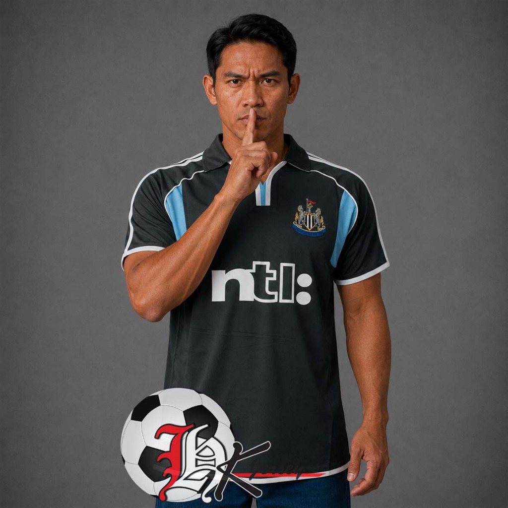 JERSEY BOLA RETRO NEWCASTLE AWAY 2000/2001