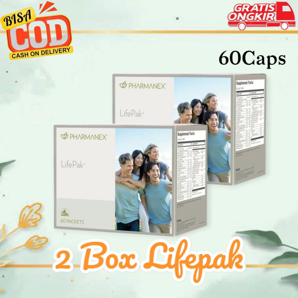 2Box Lifepack 60Caps _ Life_Pak Suplemen Ed 2027