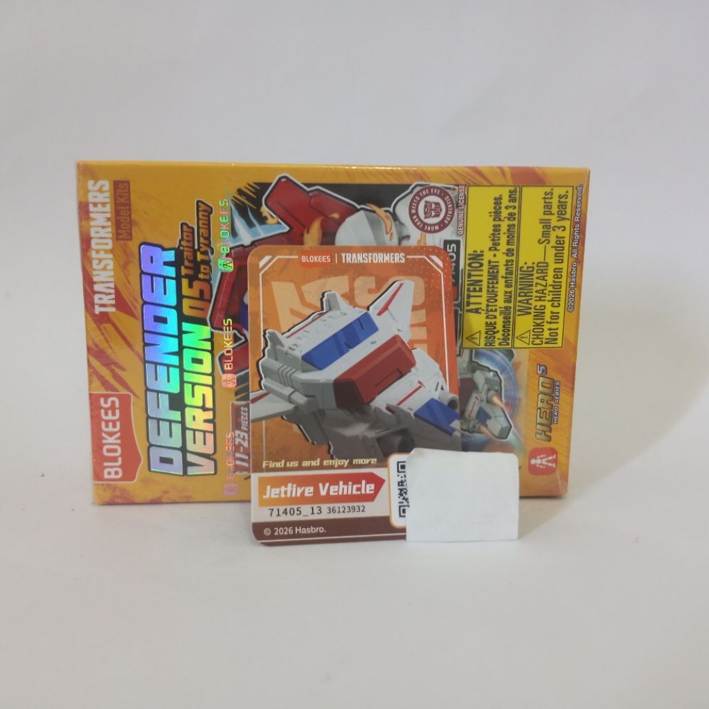 BLOKEES TRANSFORMERS DV 06 JET FIRE VEHICLE