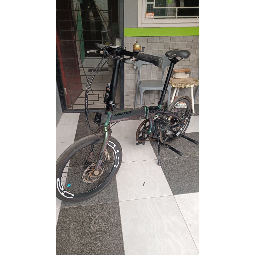 United Cora 9s (sepeda lipat 20inch) bekas