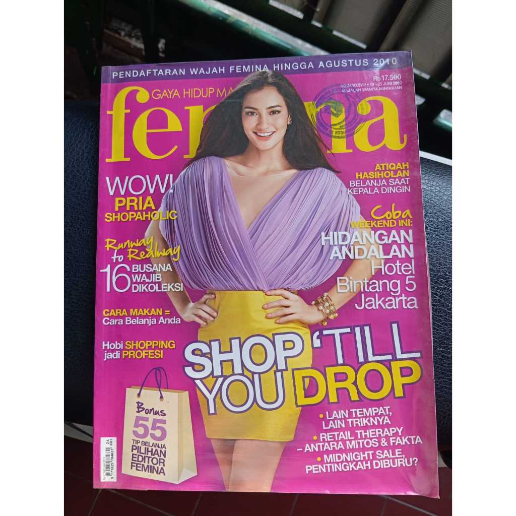 Majalah FEMINA Atiqah Hasiholan Ratna Sarumpaet Mutiara Sani Rio Dewanto edisi Juni 2010
