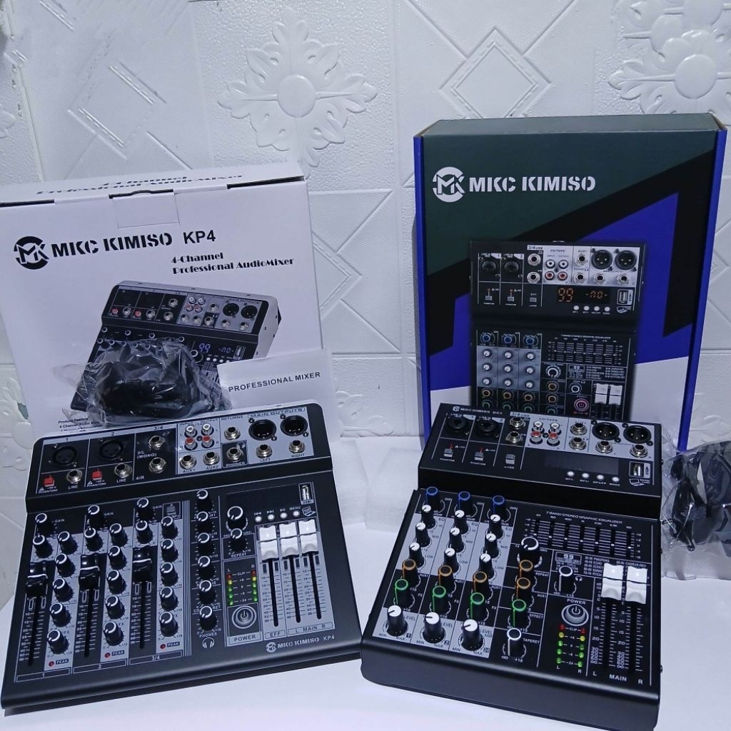 Mixer 4 Chanel /Mixer Audio/Mixer 4 Chanel Termurah /Mixer Mini/ Amplifier Bluetooth Mini Mixer Audi