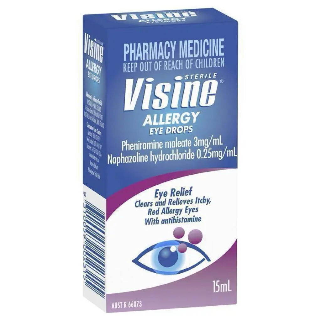 Visine Allergy Eye Drops Tetes Mata Kering Merah Alergi Iritasi Gatal Antihistamin