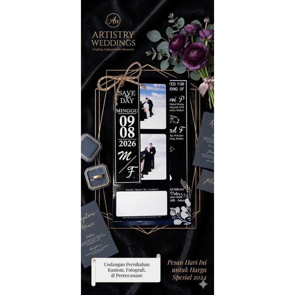 Undangan Custom 230gsm glossy