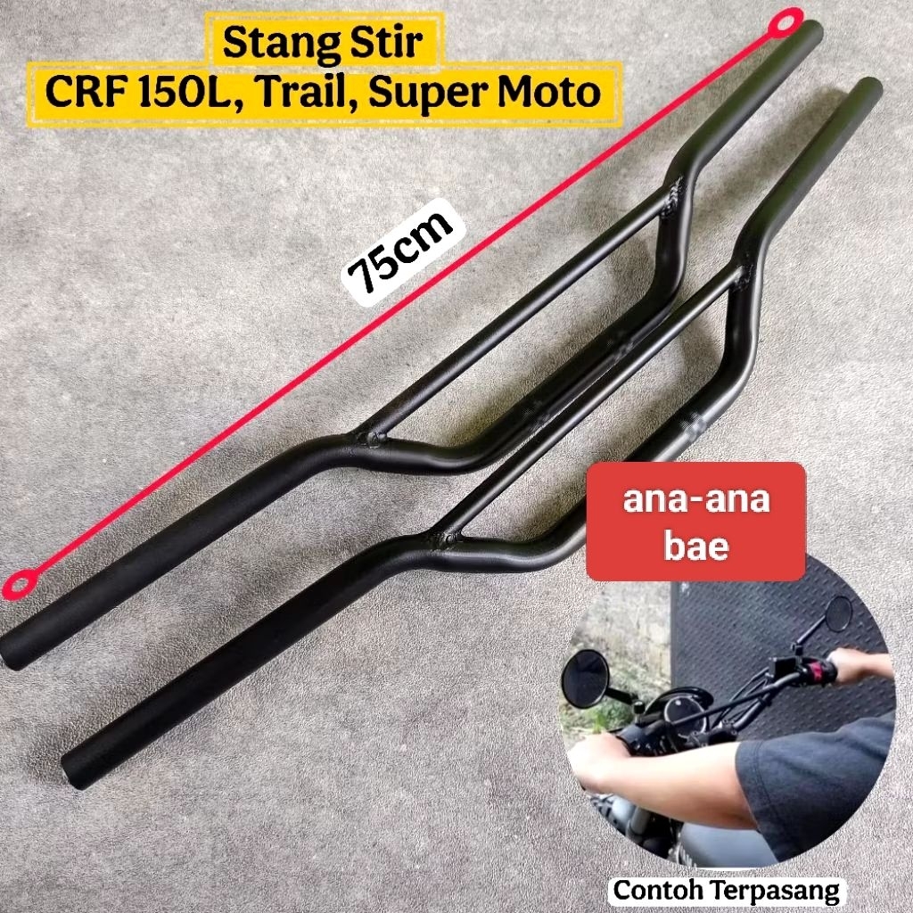 Paket Dudukan Stang Racing Trondol Matic dan Bebek Yamaha Honda Stang Trail