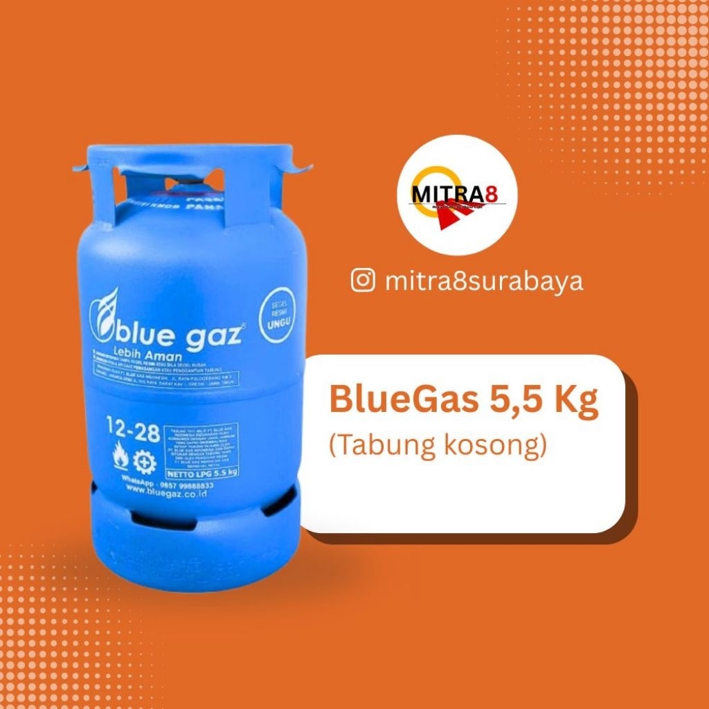 Tabung Kosong Blue Gas ( Hanya tabungnya saja )