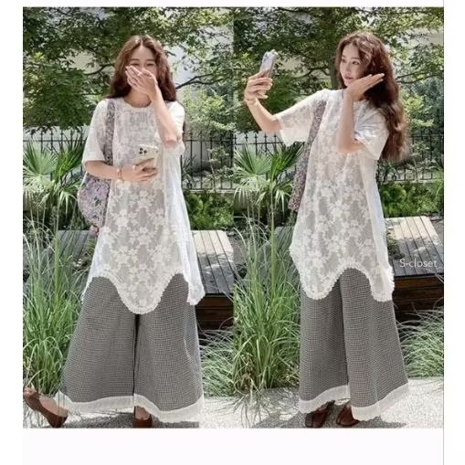 setelan lace
