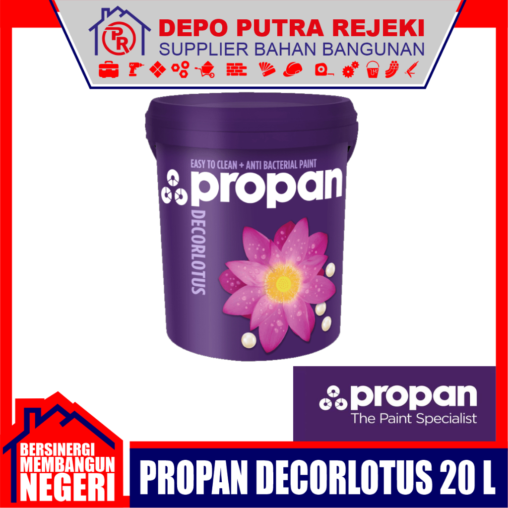 CAT TEMBOK PROPAN DECORLOTUS INTERIOR  20L