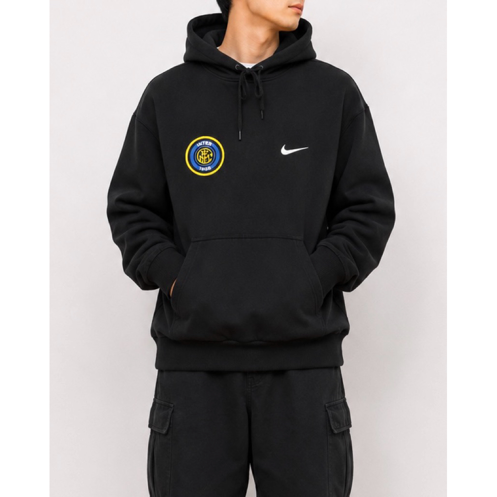 Nike X Inter Milan Hoodie size M 100% Original ( Seperti baru )