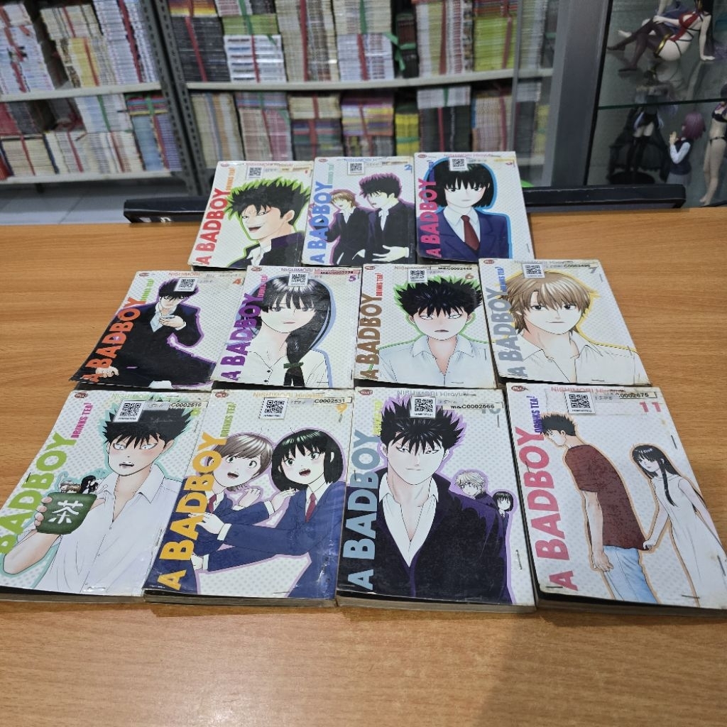 Bundle Komik A Badboy Drinks Tea Volume 1-11 Preloved