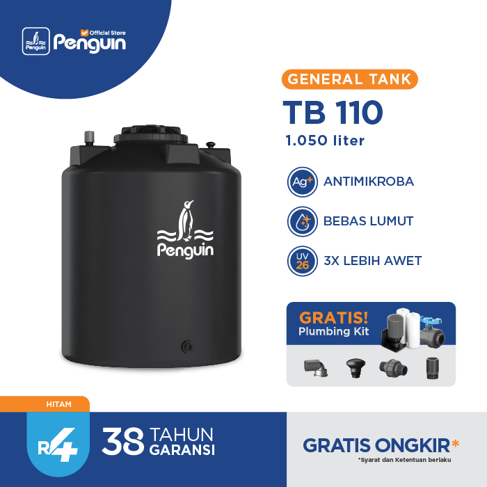 Penguin Tangki Air Toren Tandon General Tank 1000 Liter TB-110