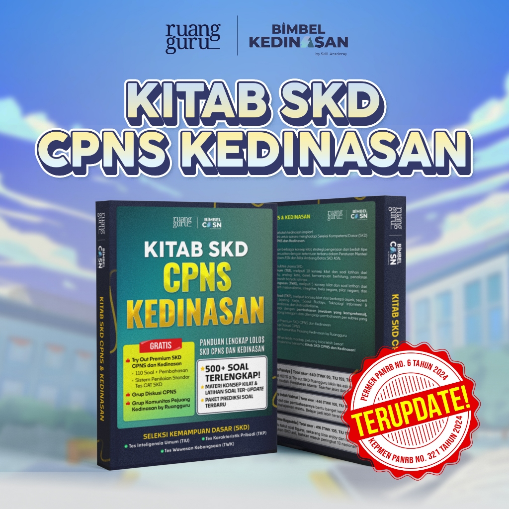 Kitab SKD CPNS Kedinasan - Ruangguru