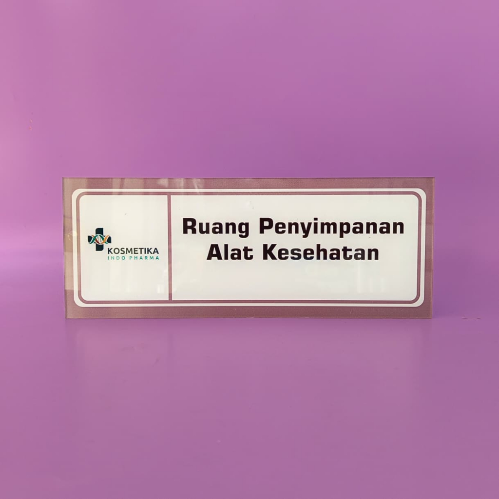Khusus Custom Papan Nama Ruang Papan Nama Ruangan Akrilik | Papan Nama Akrilik Tempel