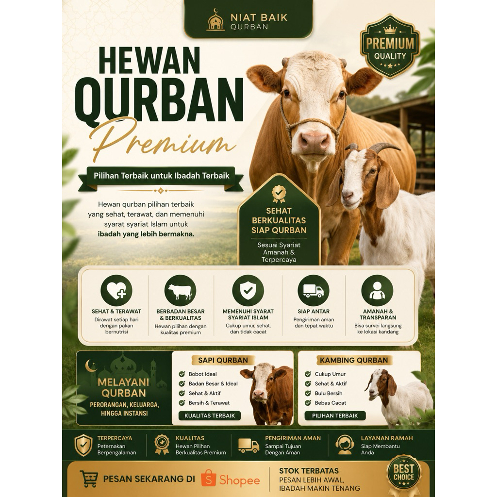 Hewan qurban premium