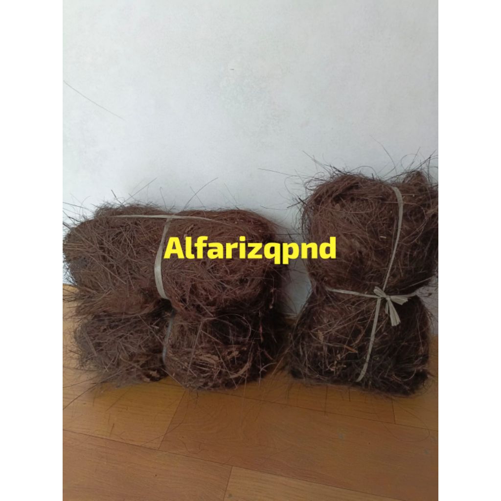 ijuk aren media filter resapan air kolam 1.kilo gram