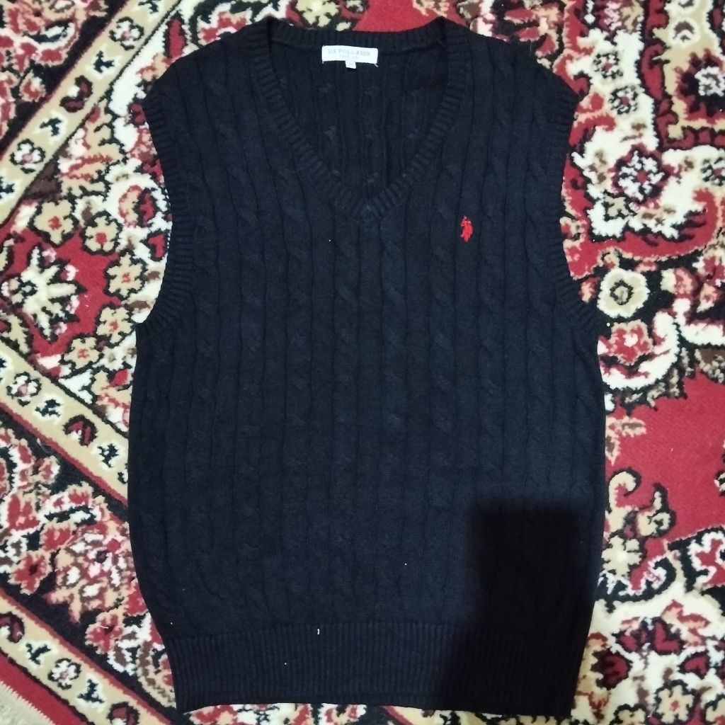 Vest Rajut Cable POLO ASSN (USPA)