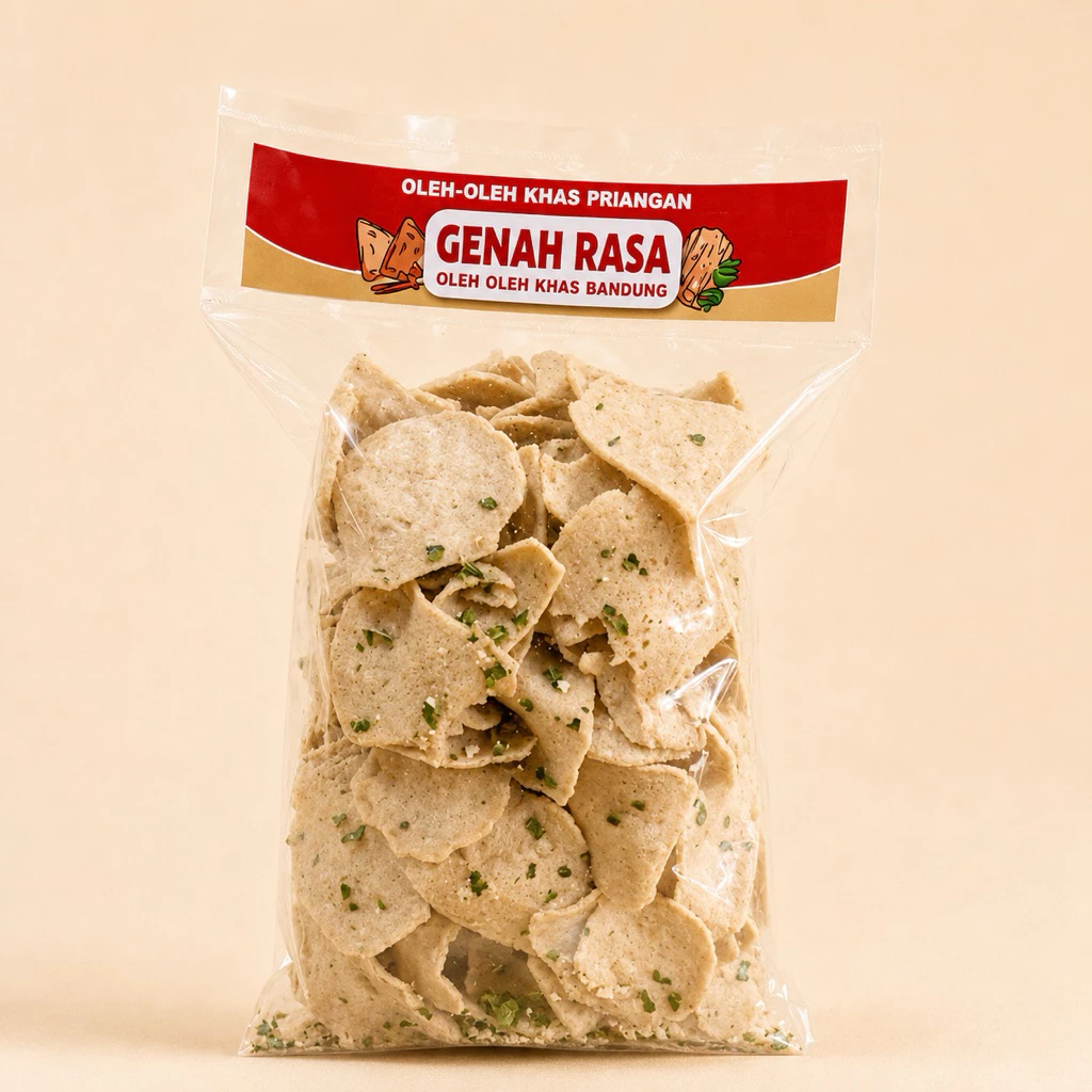 Basreng Original Asin Daun Jeruk 250 g & 500 g — foto detail 3 dari 4