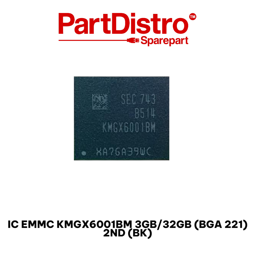 IC EMMC KMGX6001BM 3GB/32GB (BGA 221) 2ND (BK)