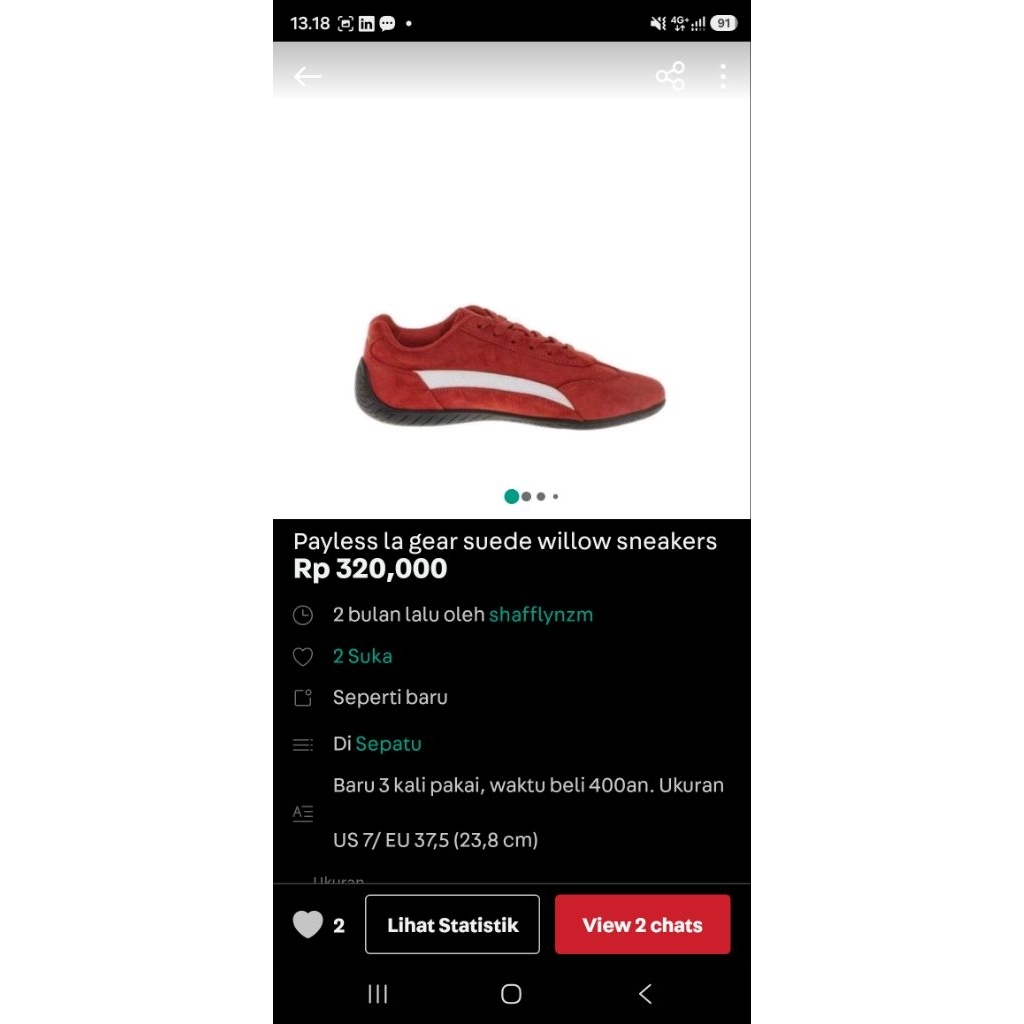 Payless la gear suede willow sneakers