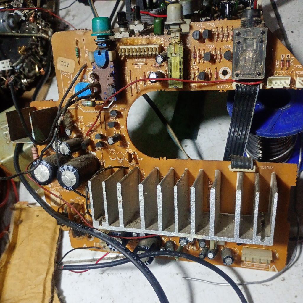 power ic an 7177 copotan compo Polytron 2.1 aman lulus uji di jual lengkap PCB di kirim PCB power sa