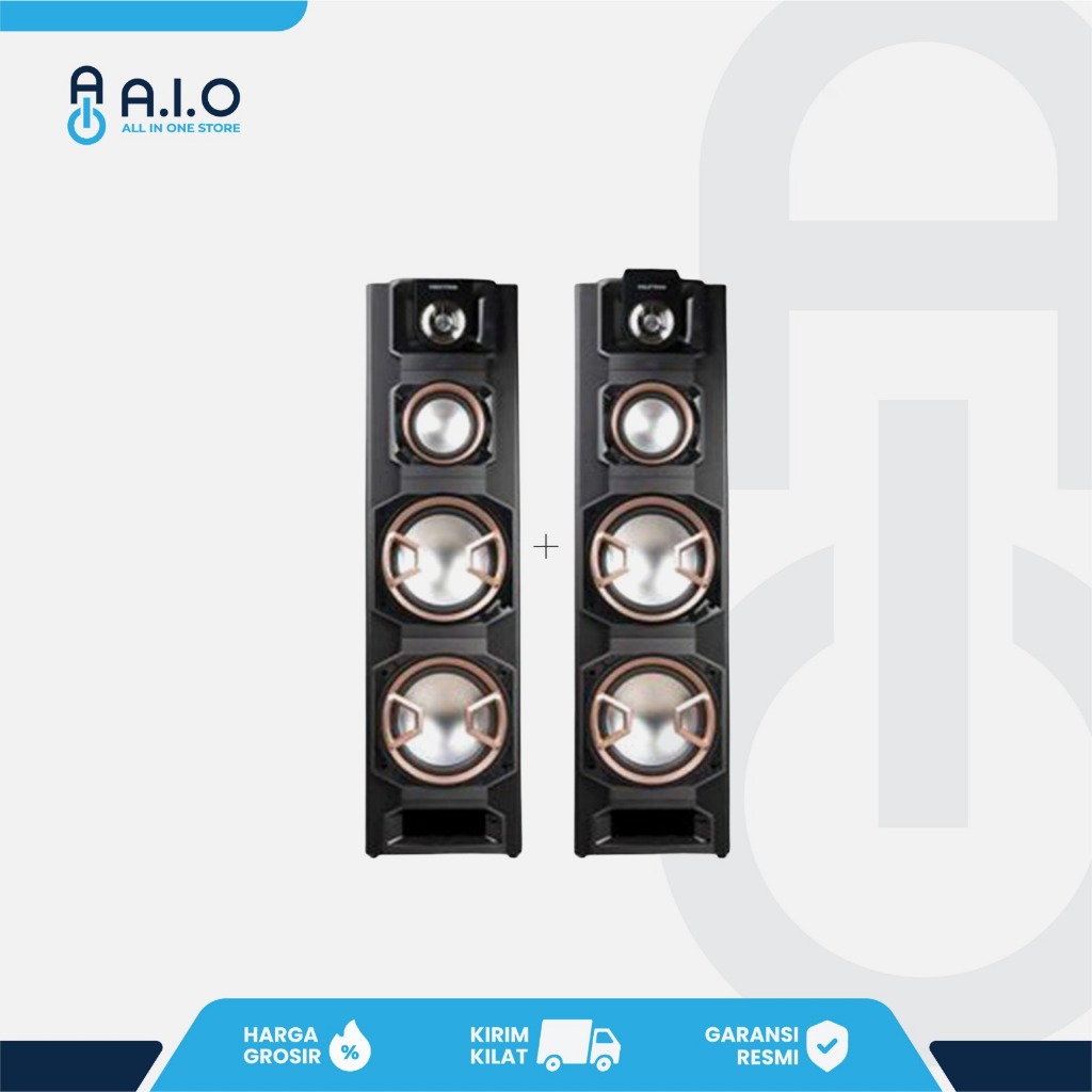 POLYTRON Speaker Active Bluetooth PAS 8EF28 3 Way Double Woofer